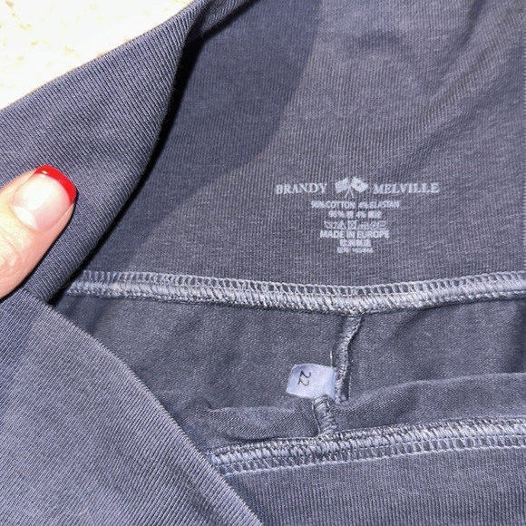 Brandy Melville Black High Waist Shorts - Picture 5 of 7